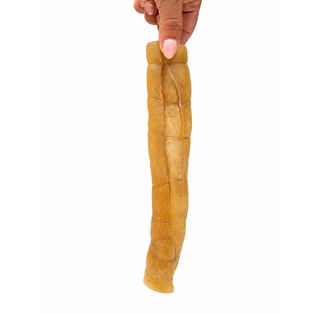 Snack'it Premium Pandebraskrulle 25 cm – ekstra kraftig tyggesnack | Hest, Kamel eller Okse