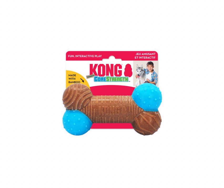 KONG CoreStrength Bamboo Bone Large – holdbart tyggelegetøj til store hunde