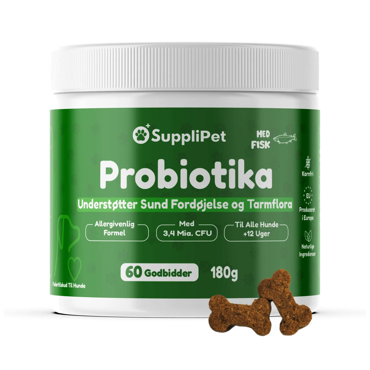 SuppliPet Probiotika – daglige godbidder til en sund tarmflora