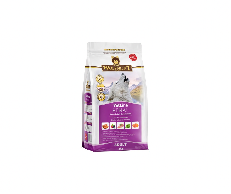 Wolfsblut VetLine Renal – diætfoder til hunde med nedsat nyrefunktion (2 kg)
