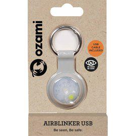 Ozami Airblinker 4 × 2 × 1,8 cm – genopladeligt lys til hund