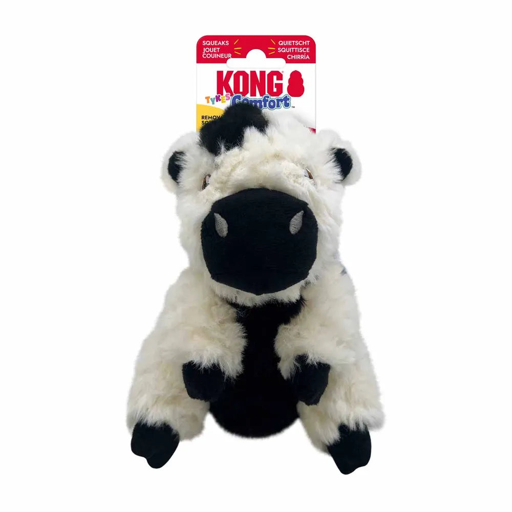 KONG Comfort Tykes Goat S – Blød hyggeven med lyd