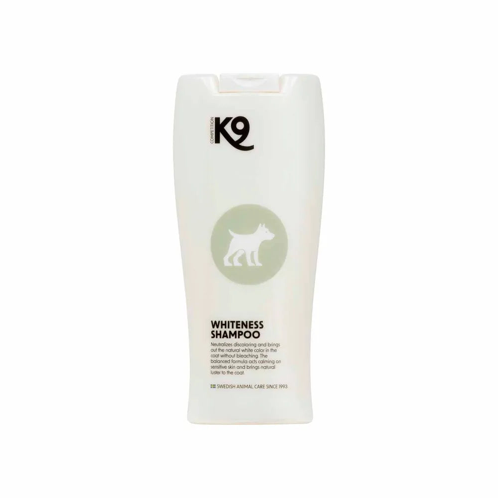 K9 Whiteness Shampoo 300 ml – til hvid og lys pels