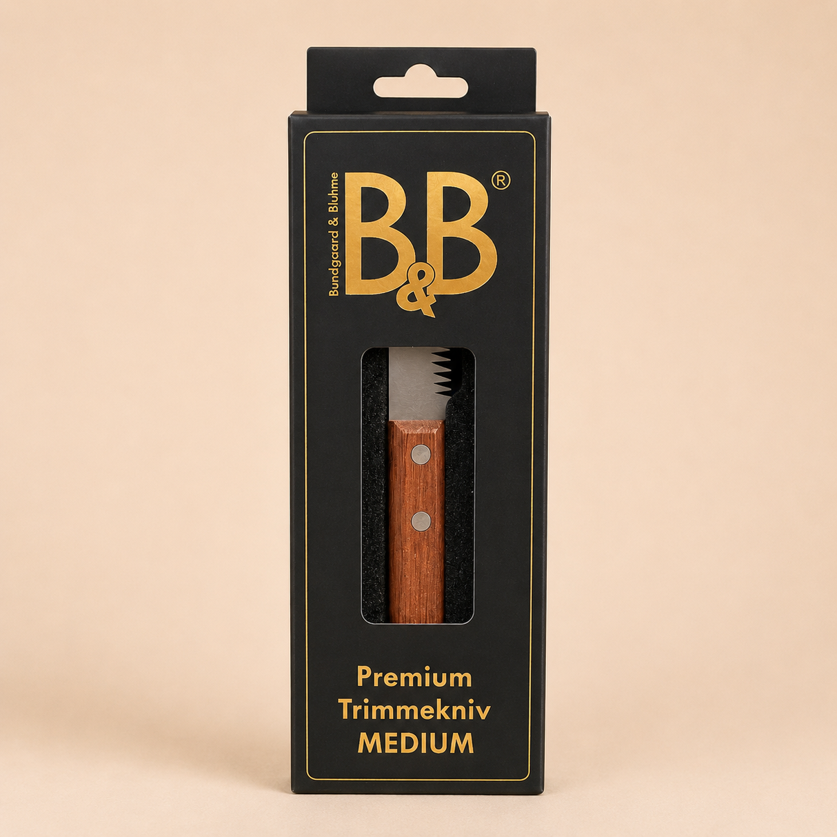 B&B Premium Trimmekniv – vælg Fin eller Medium/Grov
