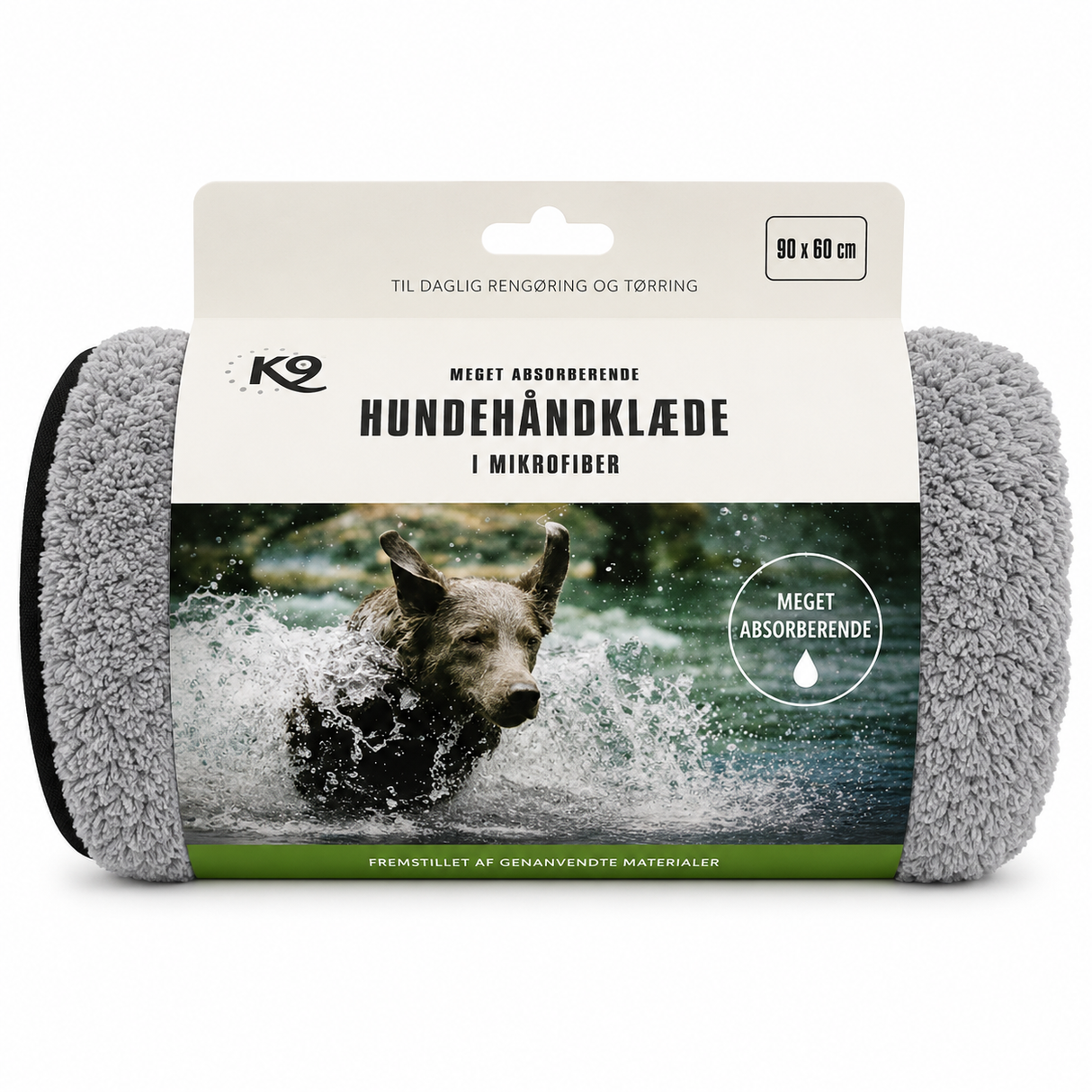 K9 Pet Towel – Ekstra absorberende mikrofiberhåndklæde til hunde (90 × 60 cm)