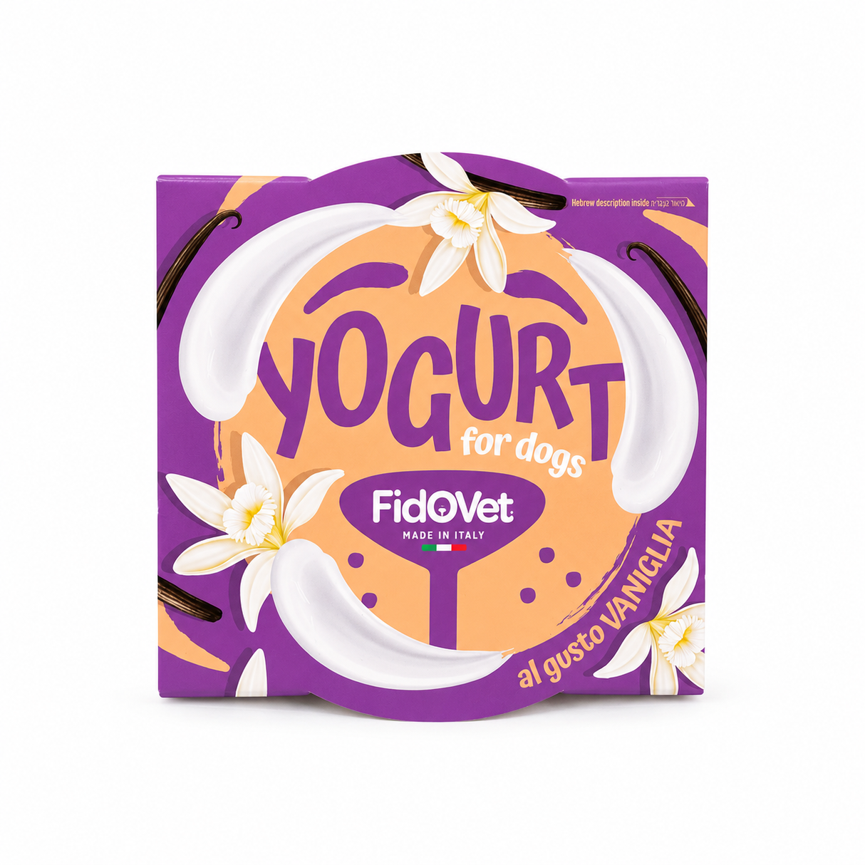 FidOvet Yoghurt til hund – cremet yoghurt i 6 lækre smagsvarianter (kan fryses)