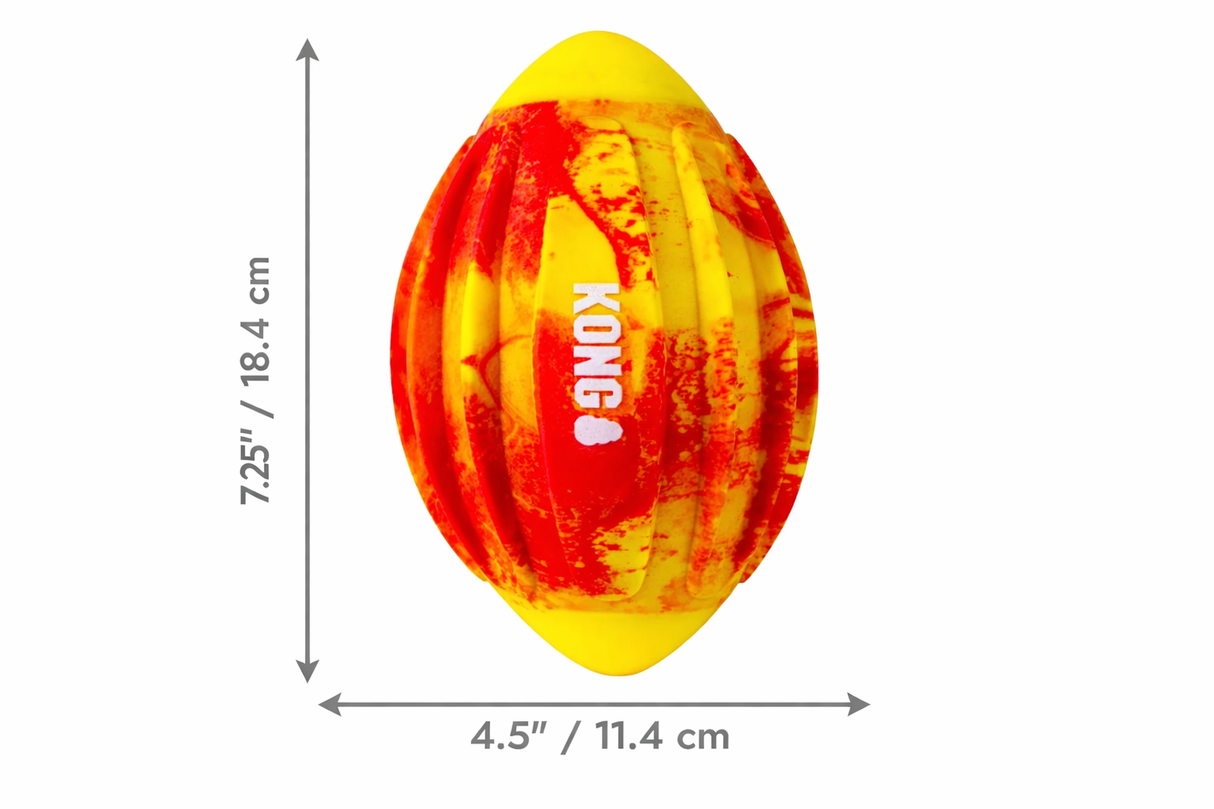 KONG FlexBall – stærk hundebold til apport, leg og vand (vælg variant)