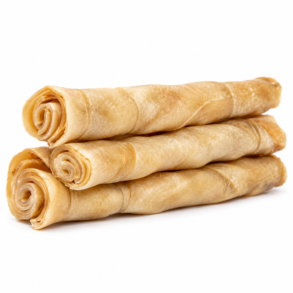 Snack'it Premium Pandebraskrulle – ekstra kraftig tyggesnack | 15 & 25 cm | Hest, Kamel eller Okse