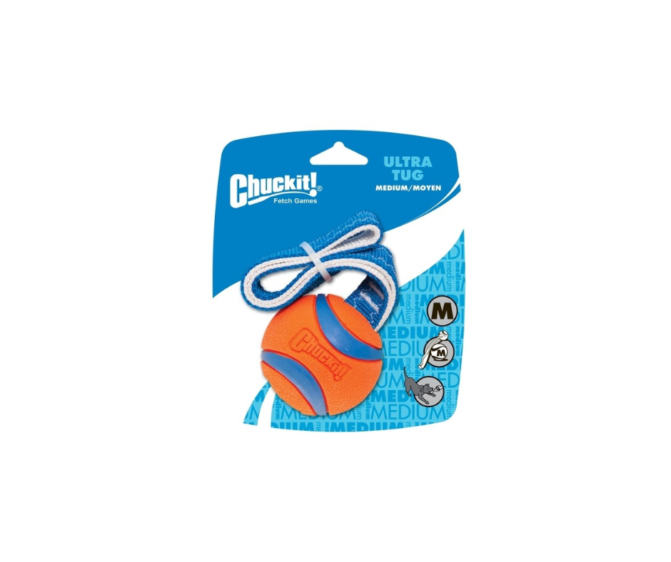 Chuckit Ultra Tug – Holdbart trække- og apportlegetøj til aktive hunde (S-M-L)