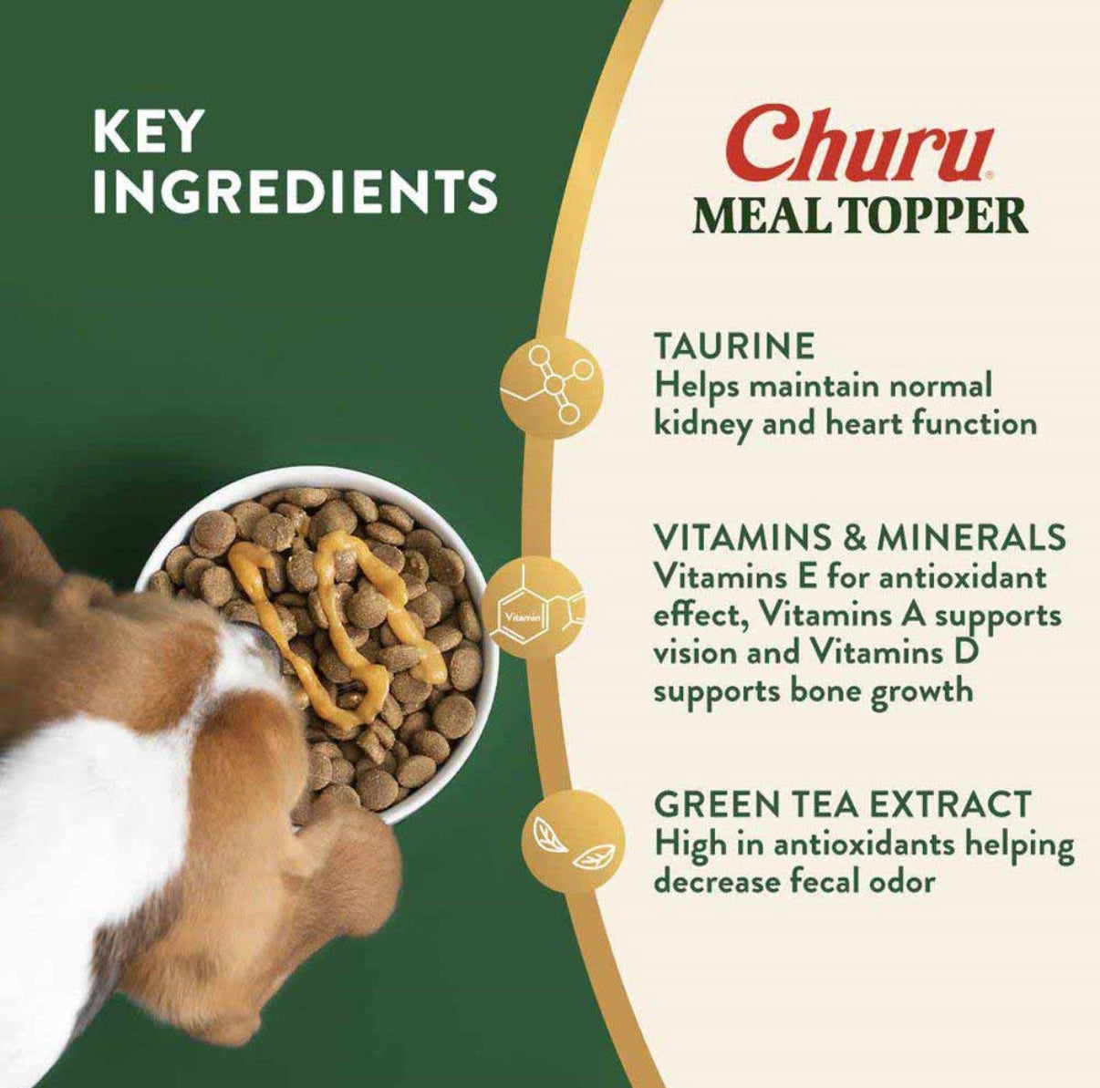 Churu Dog Meal Topper – kylling/græskar eller kylling/laks – lækker fodertopping til hunde
