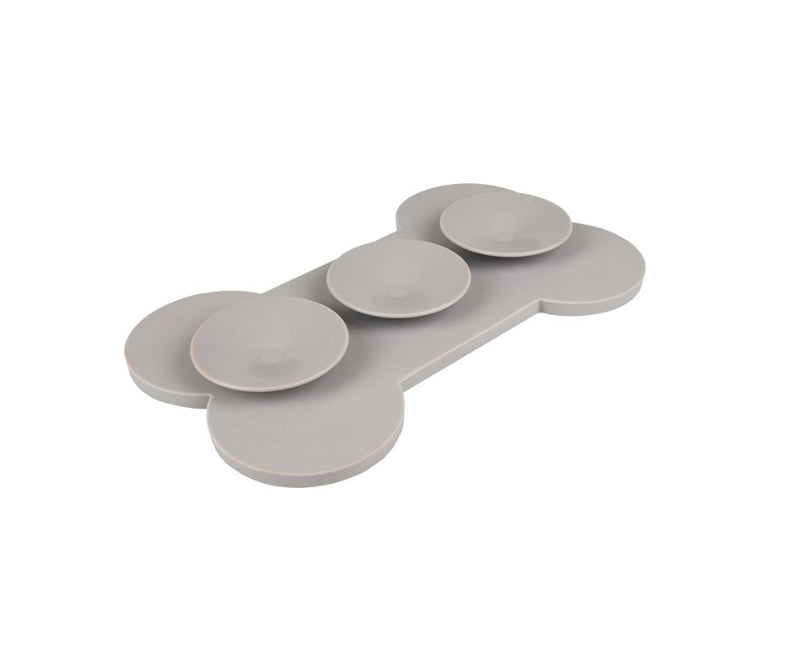 LICK PAD YUMMEE Silicone Bone – slikkemåtte med sugekopper i 3 størrelser