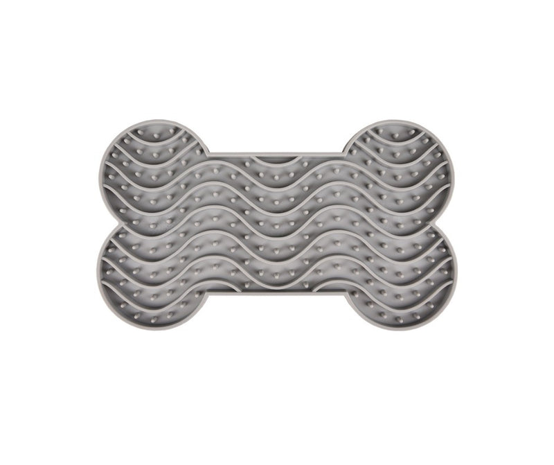 LICK PAD YUMMEE Silicone Bone – slikkemåtte med sugekopper i 3 størrelser
