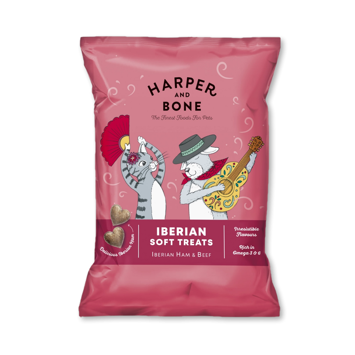 Harper & Bone Iberico Softies 90 g – bløde godbidder i 4 varianter