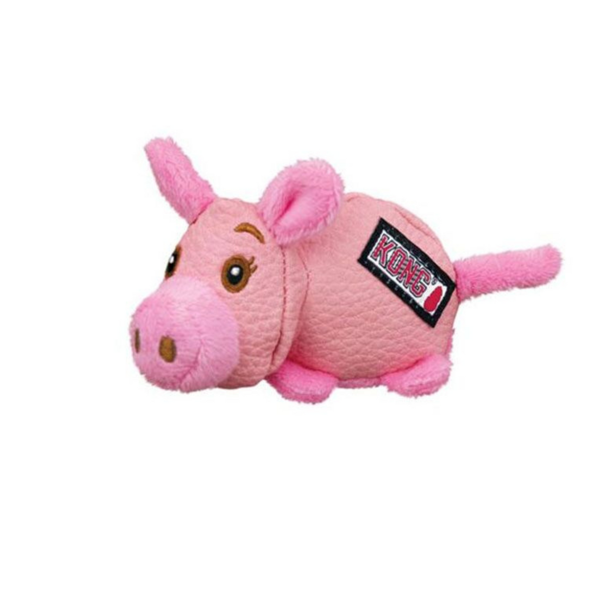 KONG Phatz pig XS – lille, robust griseven med lav pibelyd