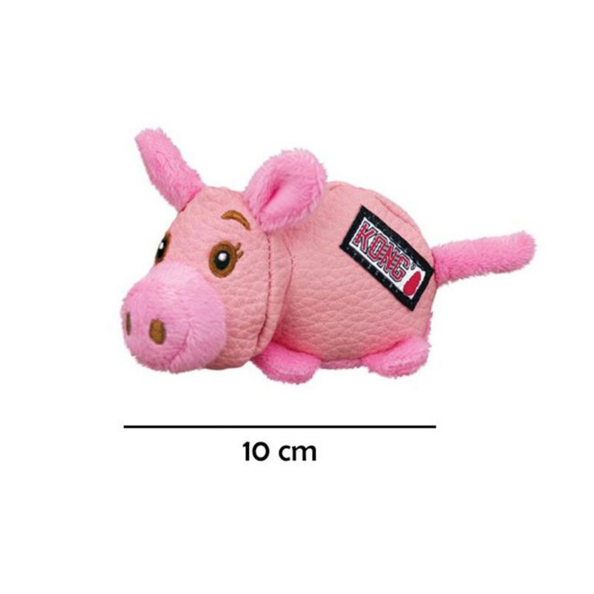 KONG Phatz pig XS – lille, robust griseven med lav pibelyd