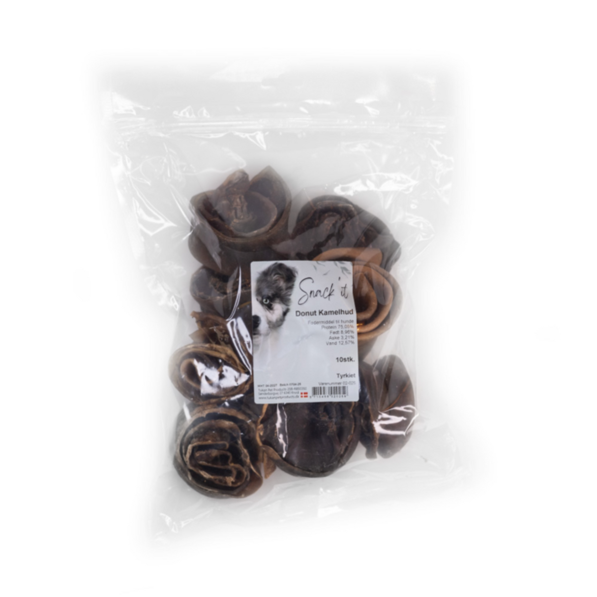 Snack'it Donut – Tyggeglæde i 100 % naturlig kvalitet (10 stk.)