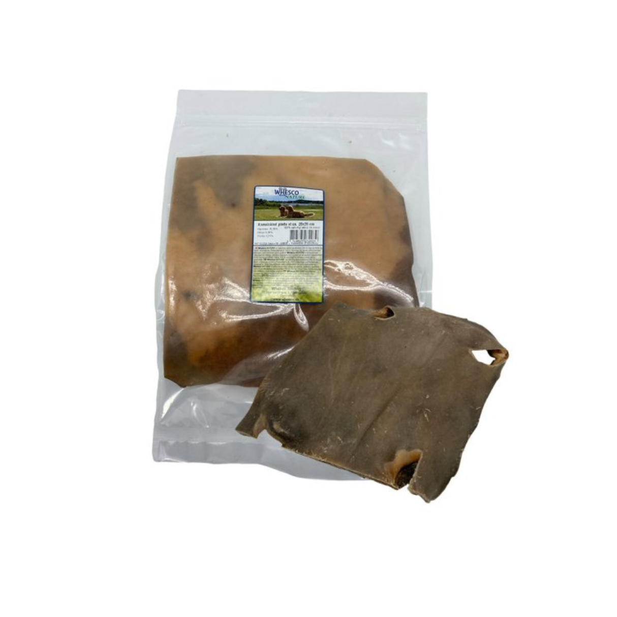 Whesco Kamelskind Plade XL – Ekstra kraftig naturlig tyggetid