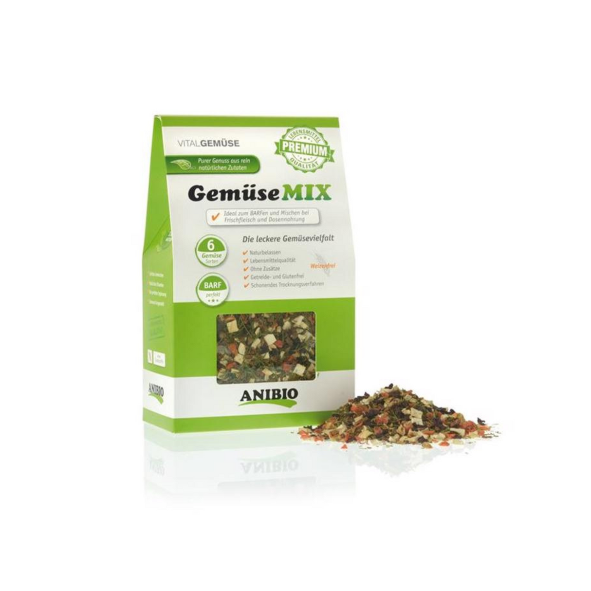 ANIBIO Gemüse Mix – Naturligt tilskud til BARF med grøntsager og urter