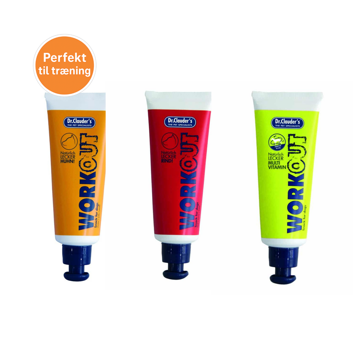Dr. Clauder’s Workout Snack – Træningsgodbid i Tube (4 Varianter)