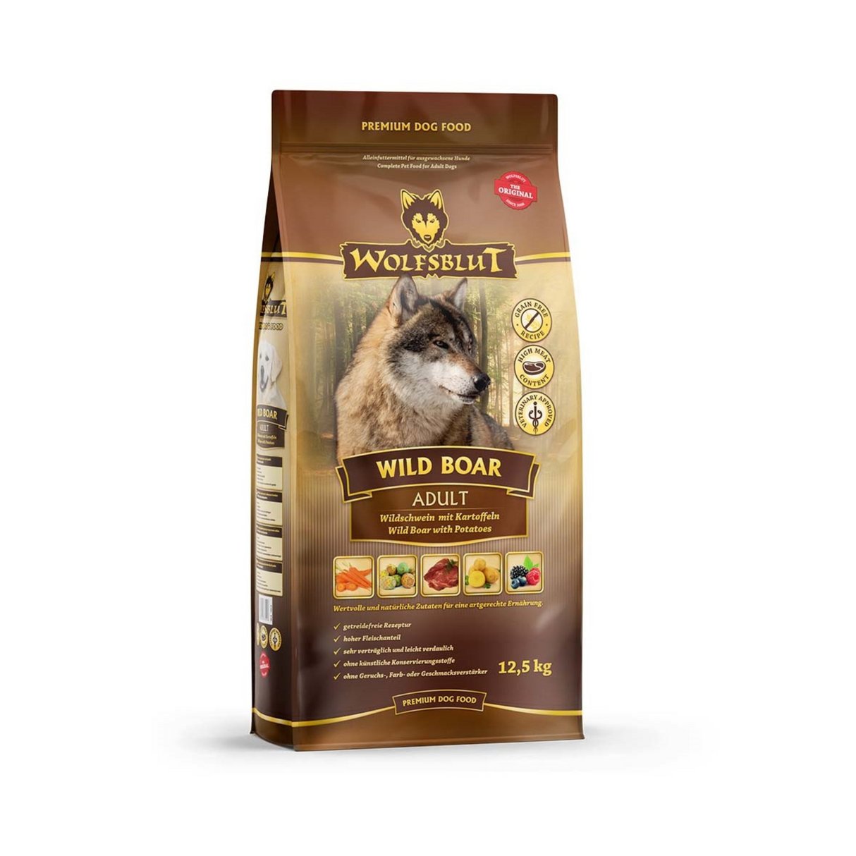 Wolfsblut Wild Boar Adult – kornfrit kvalitetsfoder med vildsvin og superfoods