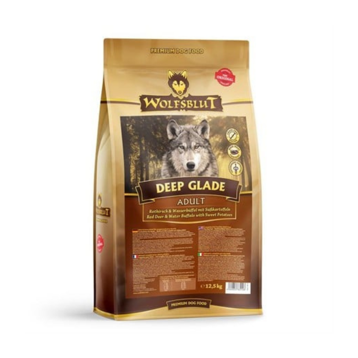 WOLFSBLUT Deep Glade Adult – med kronhjort, vandbøffel og superfoods