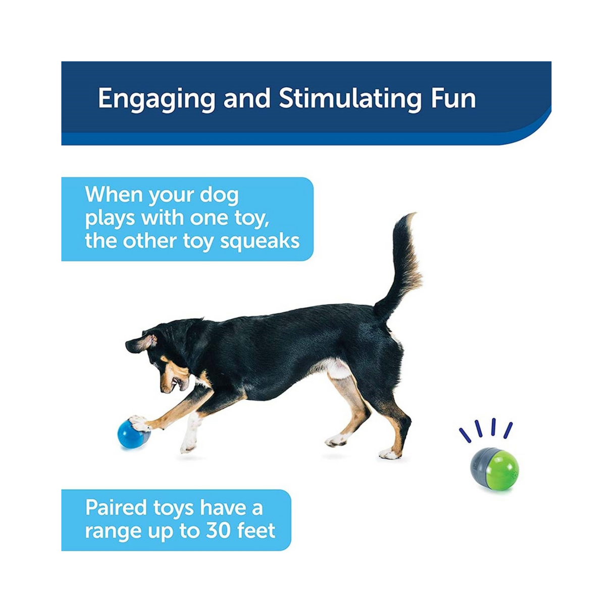 Interaktiv leg med Ricochet – lyden hopper fra legetøj til legetøj!