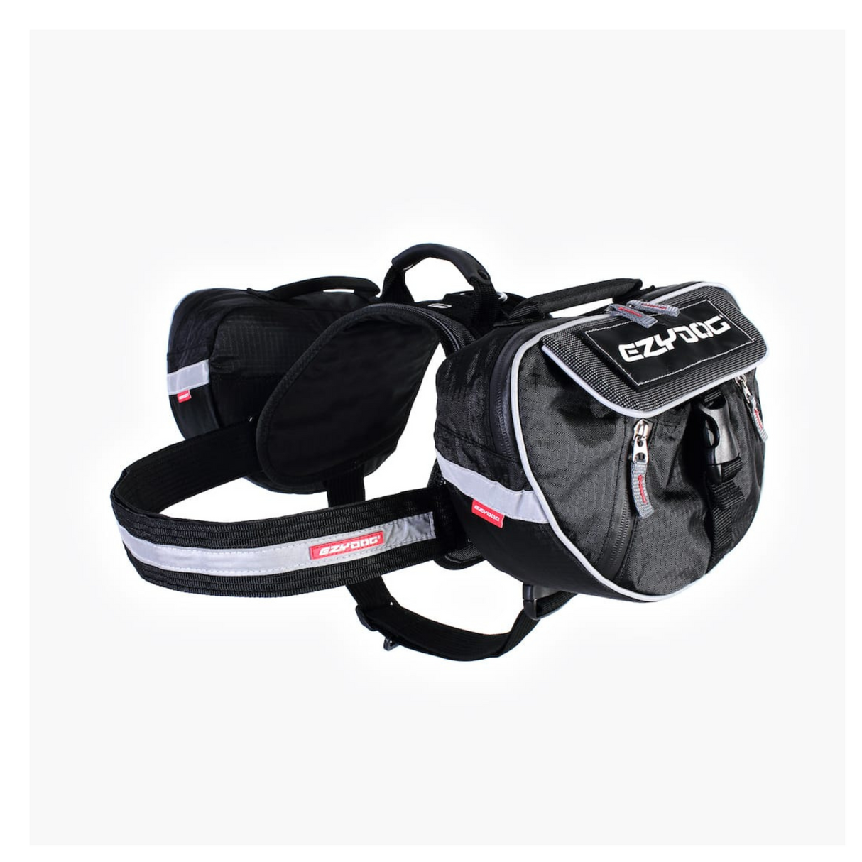Gør din EzyDog-sele til en praktisk rygsæk med Saddle Bags L Reflex
