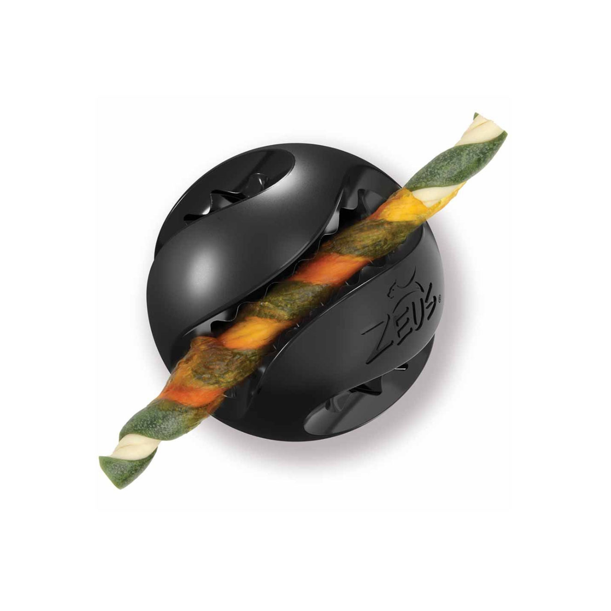 Zeus ChewChasers Treat Ball Ø7,5 cm – Aktiveringsbold med godbidder