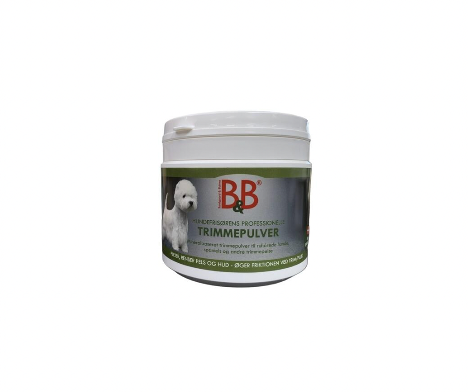 B&B Hundefrisørens Trimmepulver – effektiv og skånsom trimning