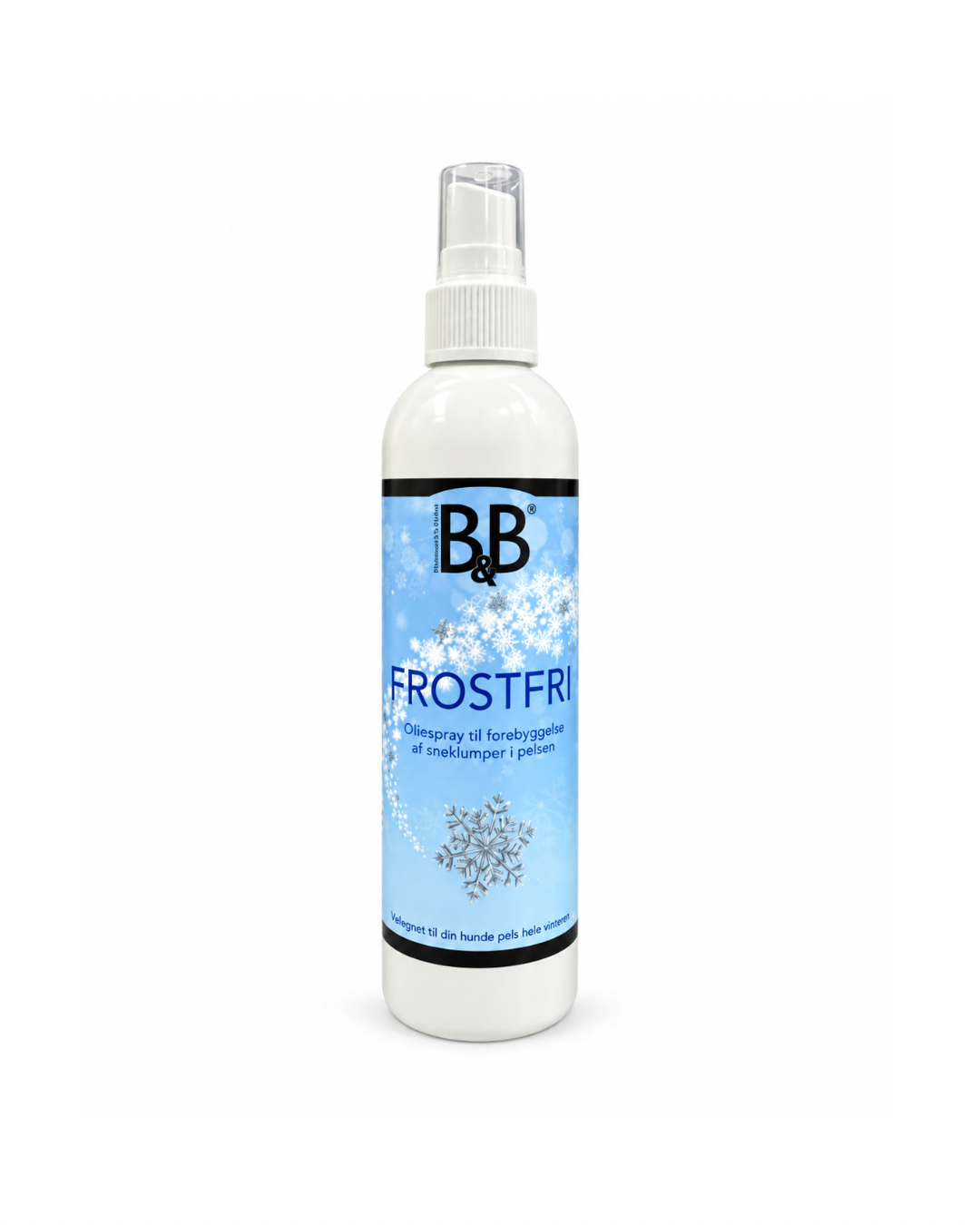 B&B Frostfri Vinterspray – pelspleje til vinterens hundeture