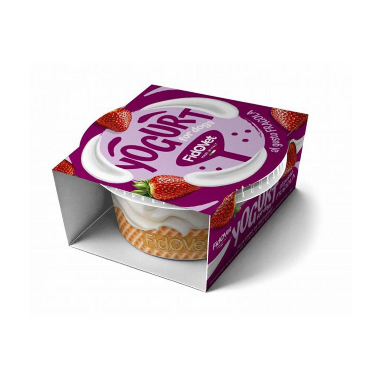 FidOvet Gelato & Yoghurt – Friske og sunde is-snacks til hunde (Vanilje, Banan, Vanilje Yoghurt, Hindbær Yoghurt)