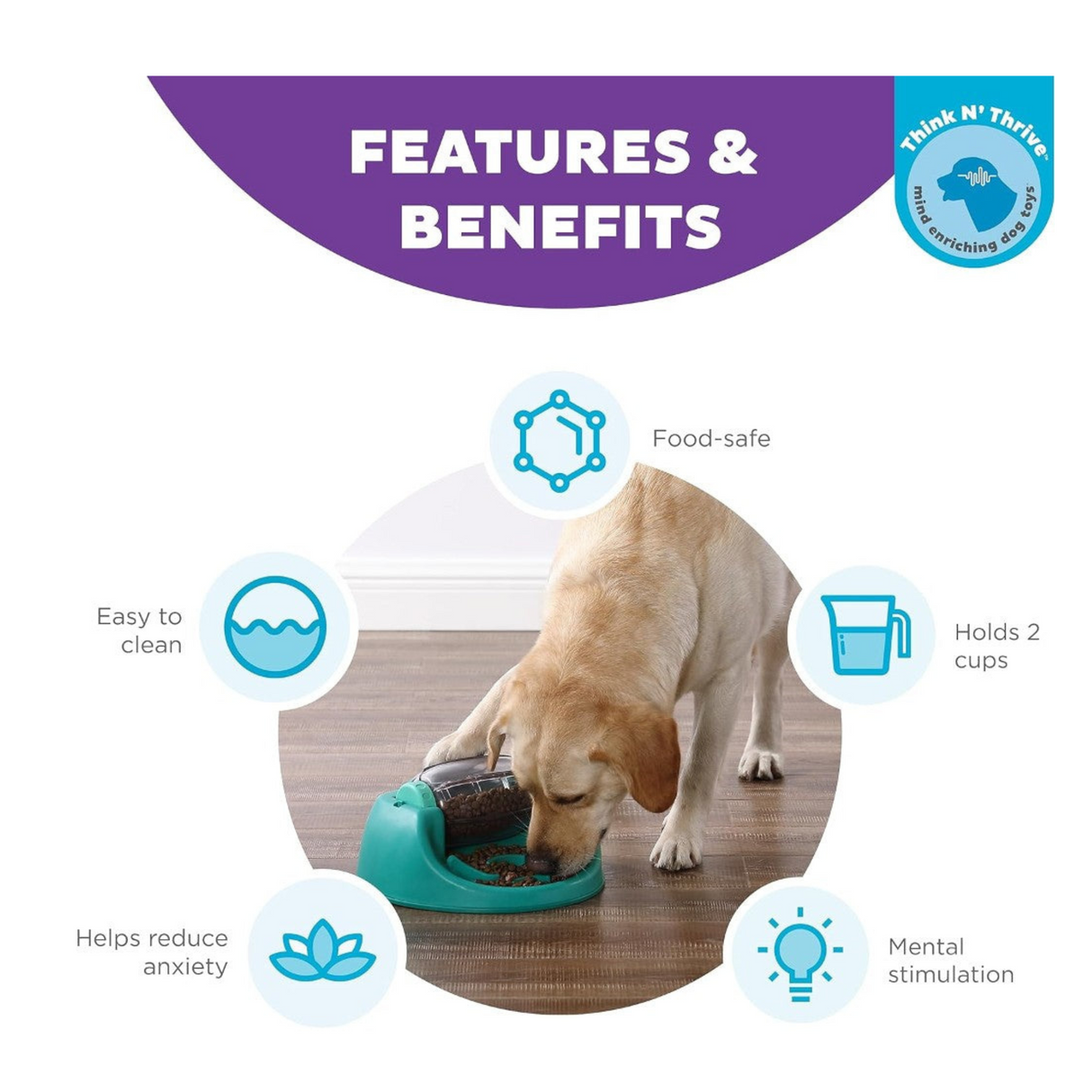 Oh Spin N’ Eat – Interaktiv Puslespils-madskål (Nina Ottosson)