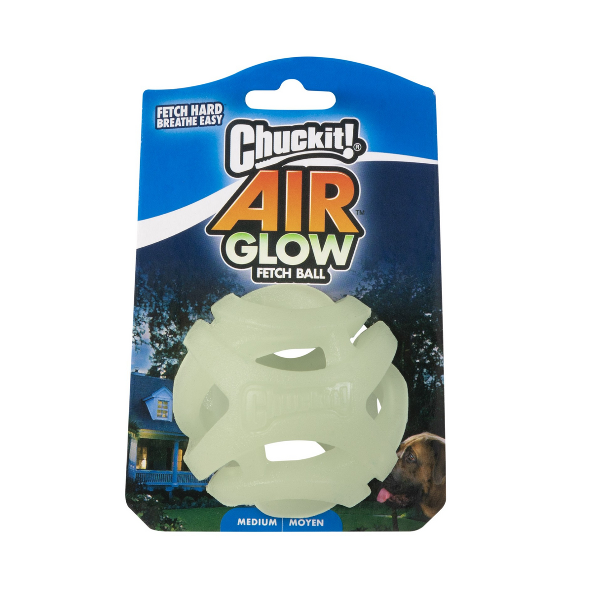 Chuckit! Air Glow Fetch Ball – Selvlysende apportbold til hunde