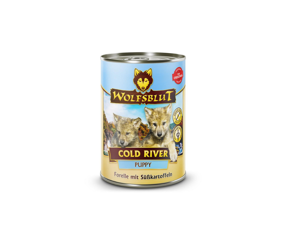 Wolfsblut Puppy Vådfoder – Cold River eller Wild Duck & Turkey