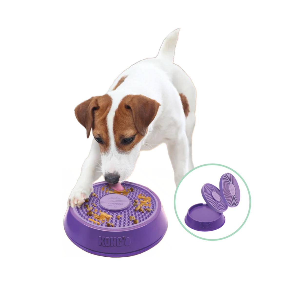 KONG Licks Spinz – Beroligende fodringsmåtte til aktivering og ro (2 varianter)