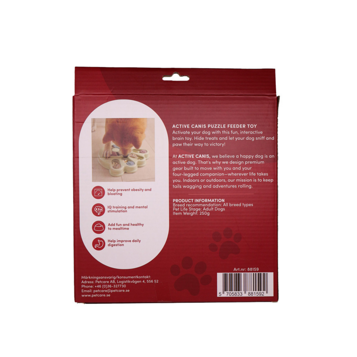 Aktiver din hund med Active Canis Puzzle Feeder Toy