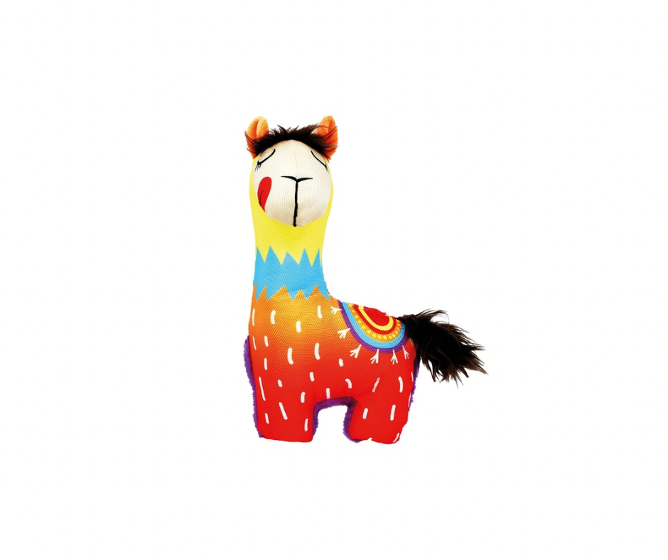 KONG Ballistic Vibez Llamas – Holdbart & Sjovt Hundelegetøj (Farve Assorteret)