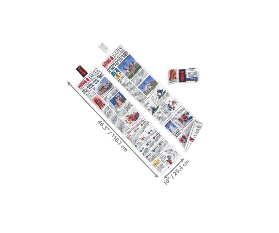 KONG Daily Newspaper XL – Sjov & Blød Avis til Hundelegetid