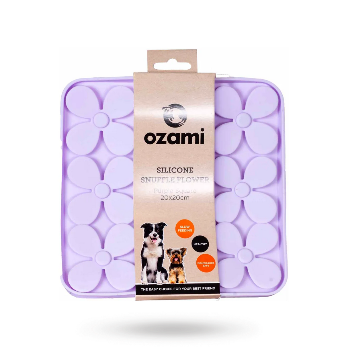 Silicone Snuffle Flower – aktivitetsmåtte til hunde med snuseleg og aktivering