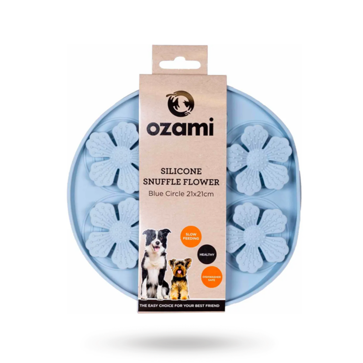 Silicone Snuffle Flower – aktivitetsmåtte til hunde med snuseleg og aktivering