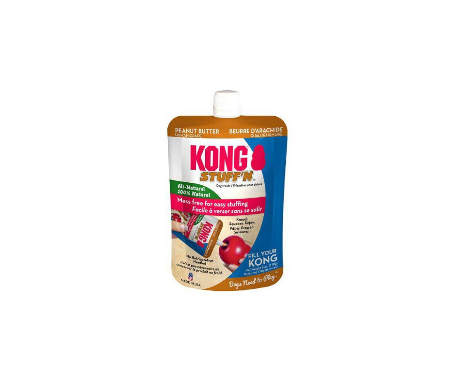 KONG Stuff’n Peanut Butter 170g – Lækker & Nem Fyldning til KONG Legetøj