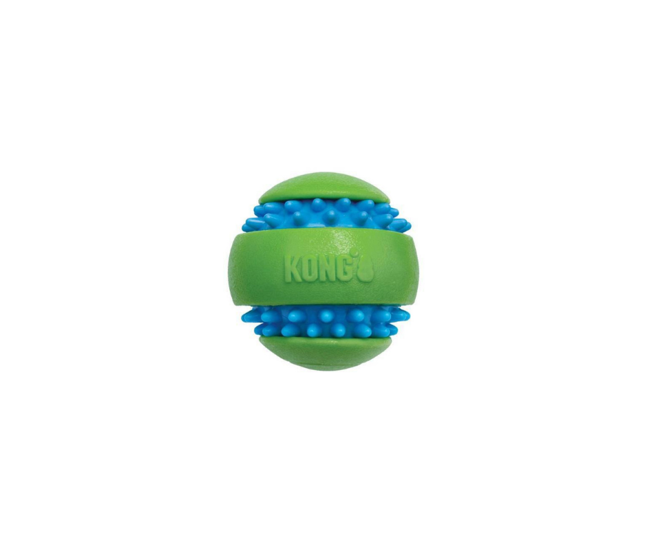 KONG Squeezz Goomz Ball – Aktiverende & Holdbart Hundelegetøj (M & XL)