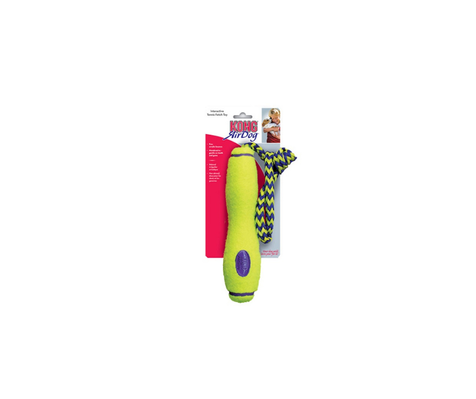 KONG AirDog Squeakair Fetch Stick – Perfekt Apporteringslegetøj (M & L)