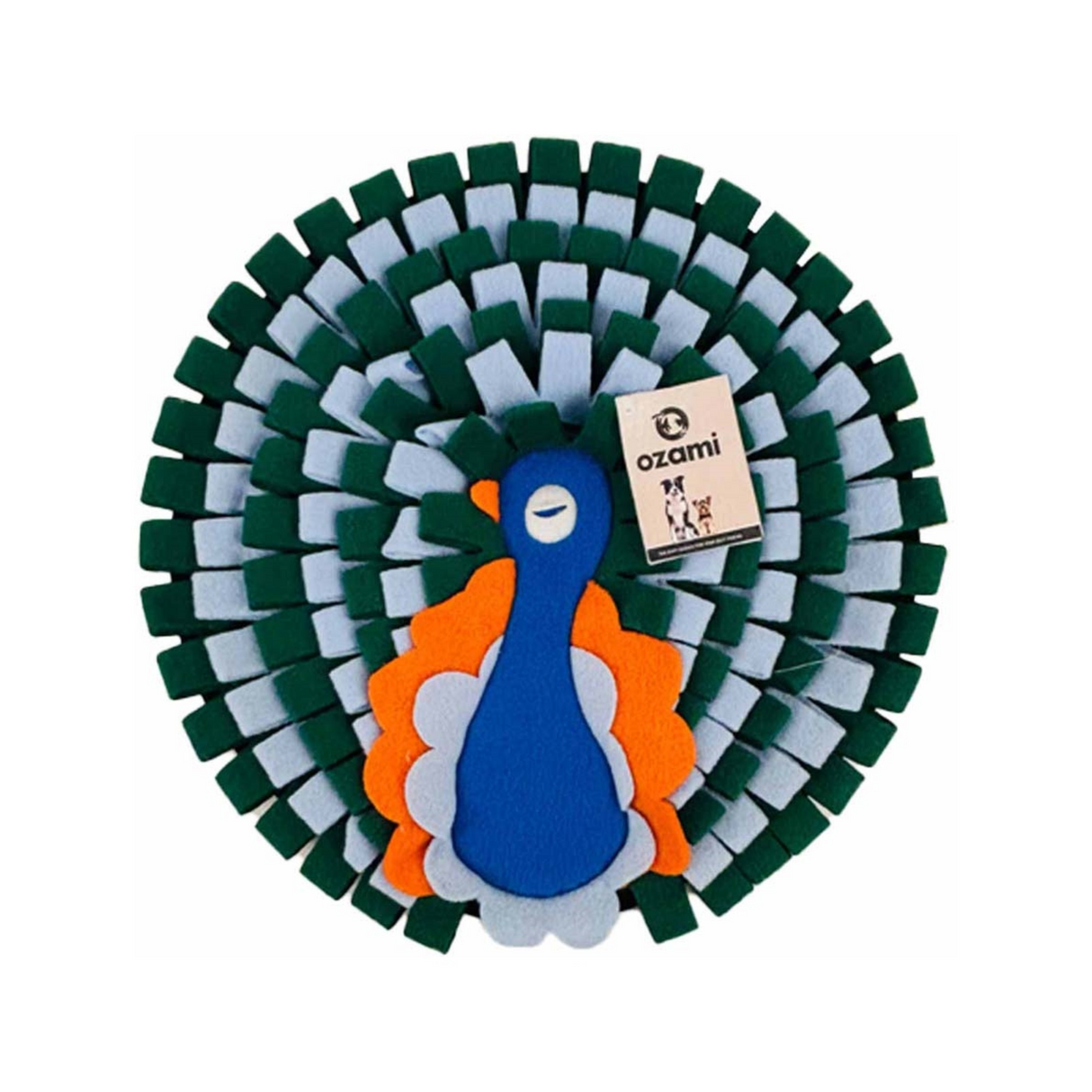 Snusemåtte Blue Peacock – Sjov aktivering og næsearbejde til hunde