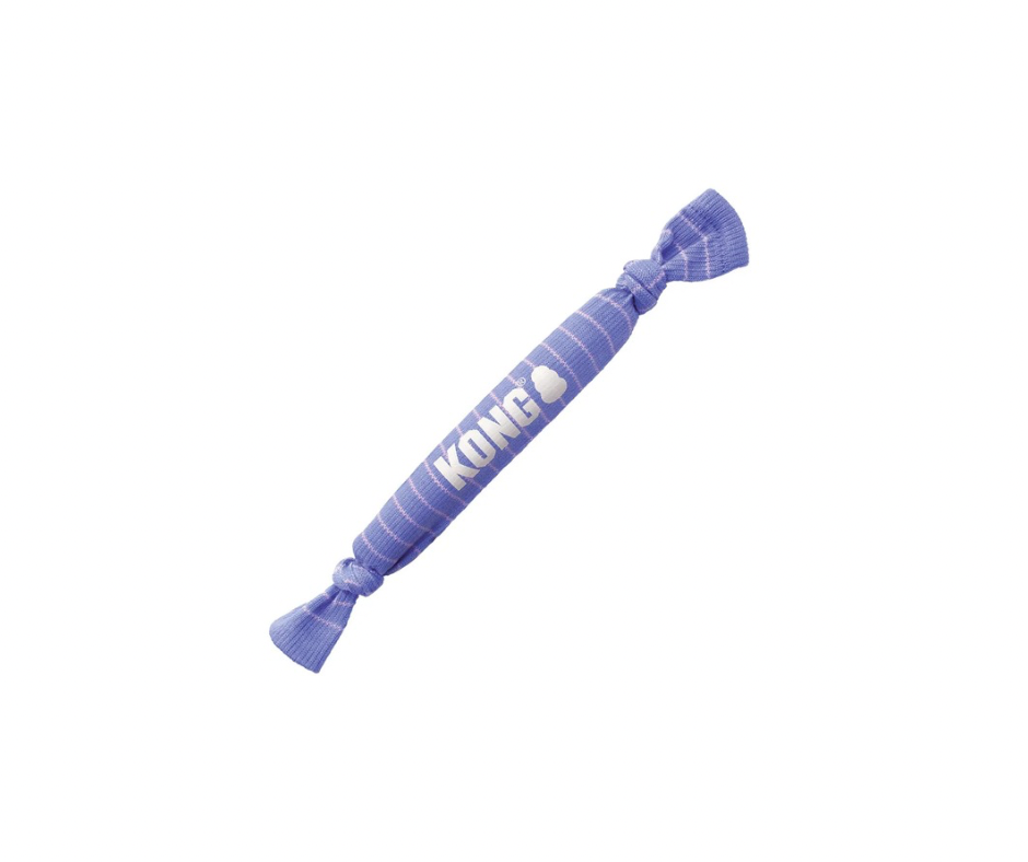 KONG Signature Crunch Rope Puppy – Holdbart & Sjovt Tyggelegetøj (S/M & M/L, 40,5 cm & 50 cm)