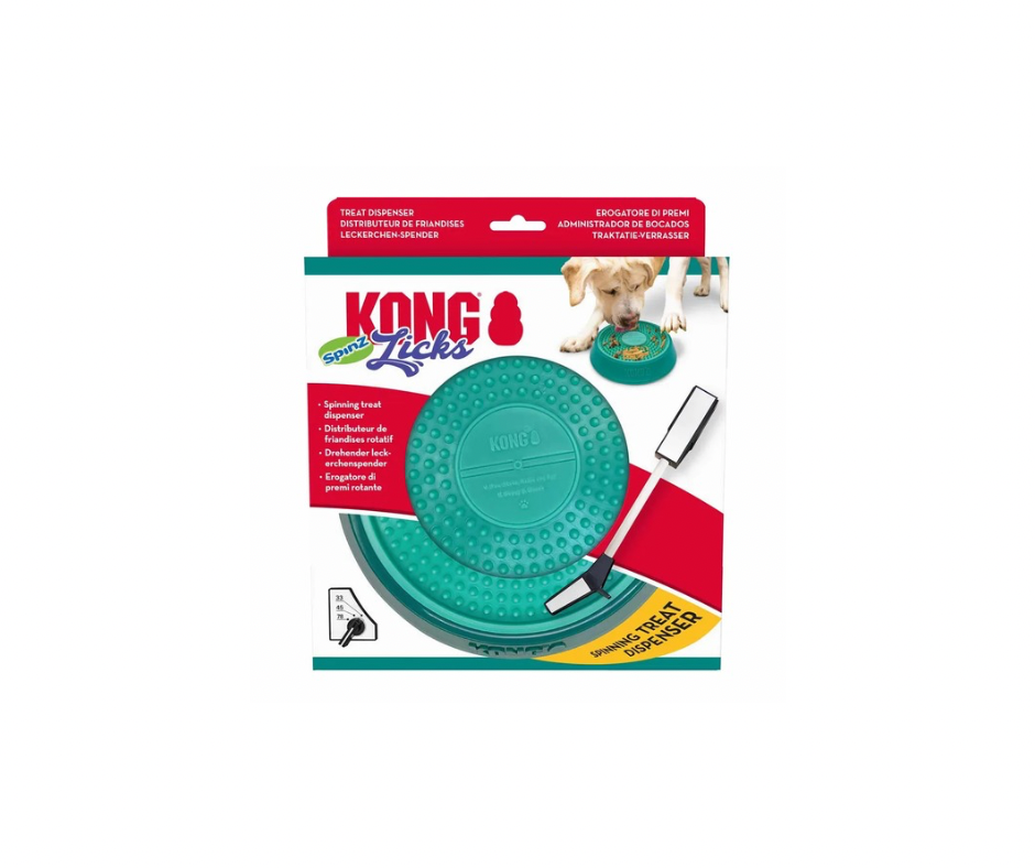 KONG Licks Spinz – Beroligende fodringsmåtte til aktivering og ro (2 varianter)