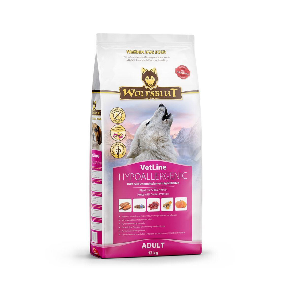 Wolfsblut VetLine Hypoallergenic – diætfoder til følsomme hunde (2 kg)