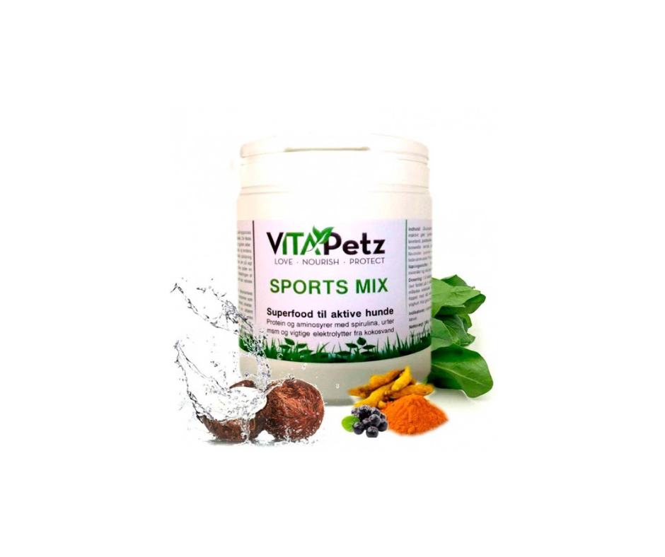 Vitapetz Sportsmix – Superfood til Aktive Hunde – Nu med Probiotika