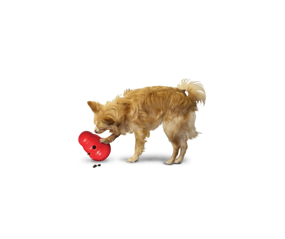 KONG Wobbler – Sjov og Aktiverende Foderdispenser til Hunde