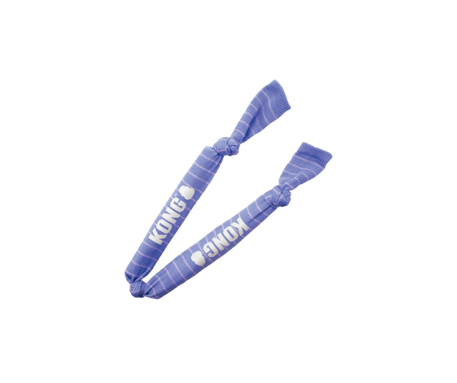KONG Signature Crunch Rope Puppy – Holdbart & Sjovt Tyggelegetøj (S/M & M/L, 40,5 cm & 50 cm)